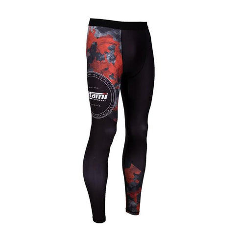 Tatami Renegade Red Camo Grappling Tights-2